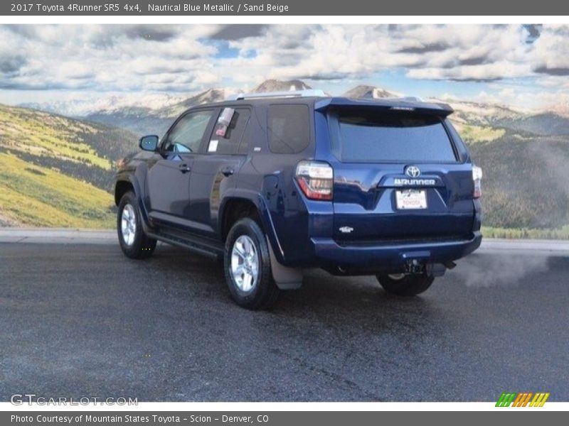 Nautical Blue Metallic / Sand Beige 2017 Toyota 4Runner SR5 4x4