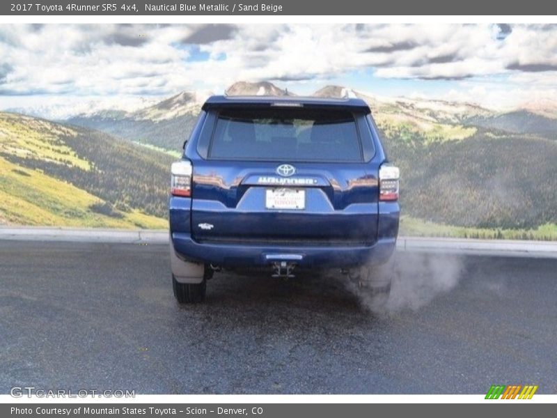Nautical Blue Metallic / Sand Beige 2017 Toyota 4Runner SR5 4x4