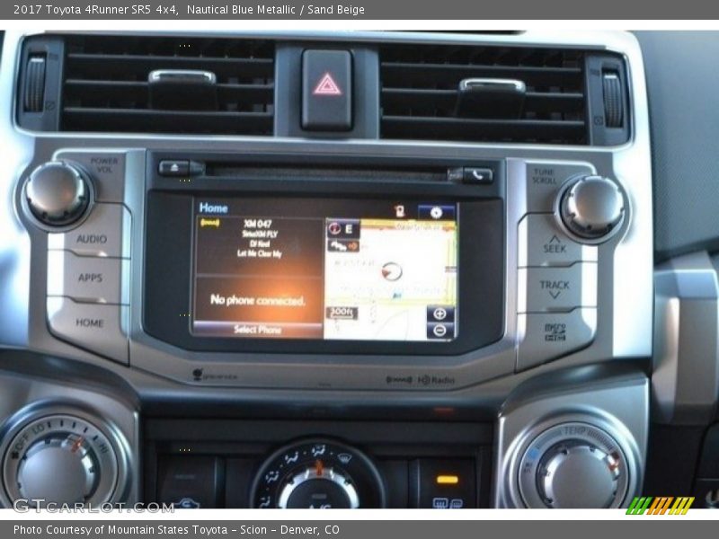 Navigation of 2017 4Runner SR5 4x4