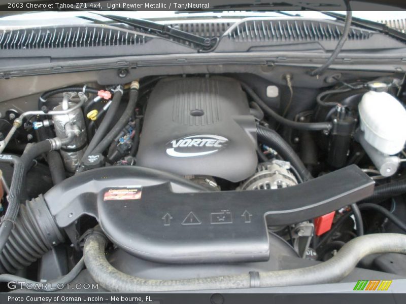 Light Pewter Metallic / Tan/Neutral 2003 Chevrolet Tahoe Z71 4x4