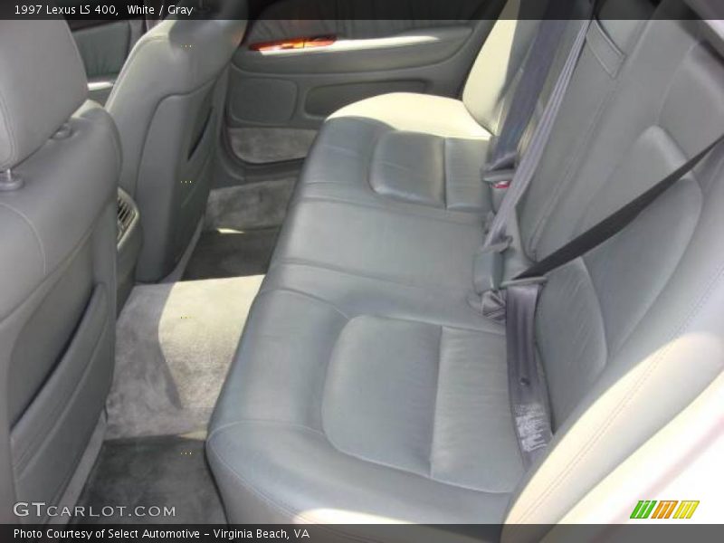 White / Gray 1997 Lexus LS 400