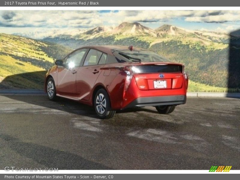 Hypersonic Red / Black 2017 Toyota Prius Prius Four