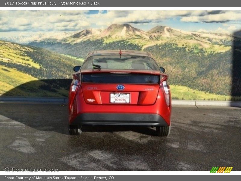Hypersonic Red / Black 2017 Toyota Prius Prius Four
