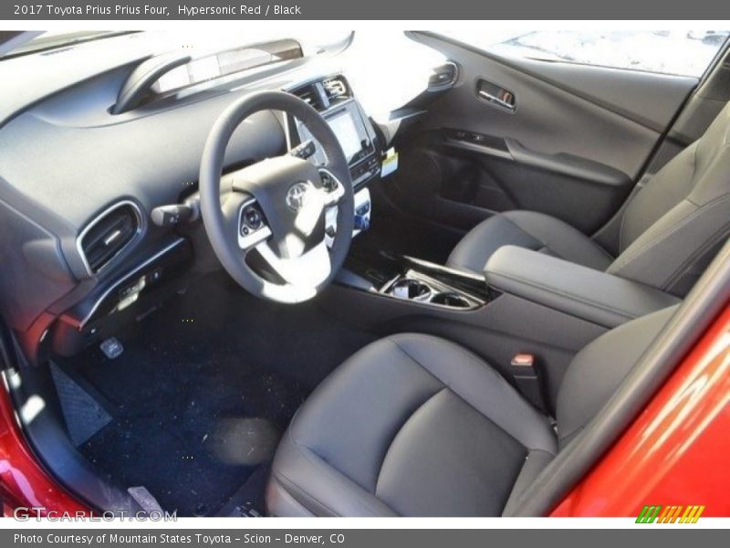 Hypersonic Red / Black 2017 Toyota Prius Prius Four