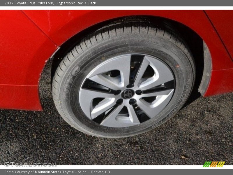 Hypersonic Red / Black 2017 Toyota Prius Prius Four