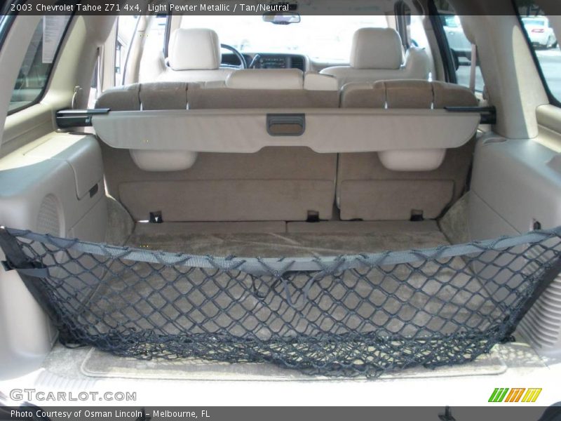 Light Pewter Metallic / Tan/Neutral 2003 Chevrolet Tahoe Z71 4x4