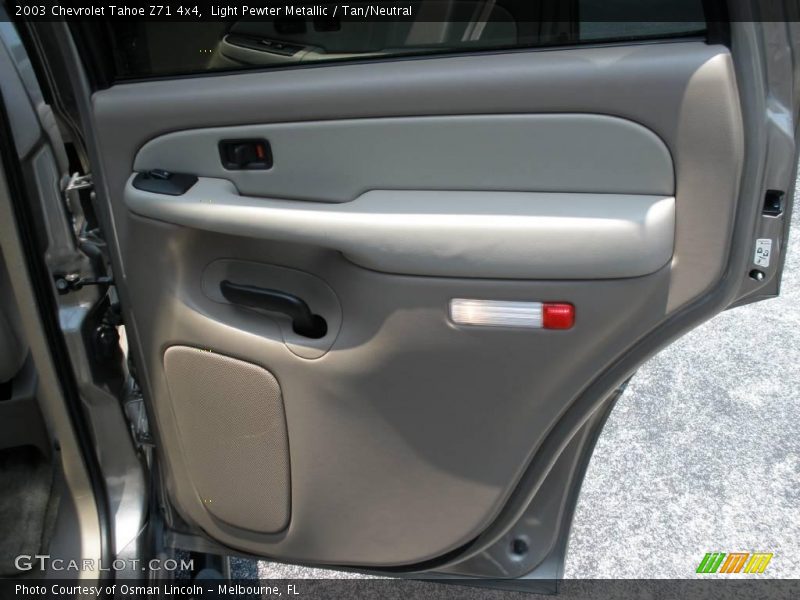 Light Pewter Metallic / Tan/Neutral 2003 Chevrolet Tahoe Z71 4x4