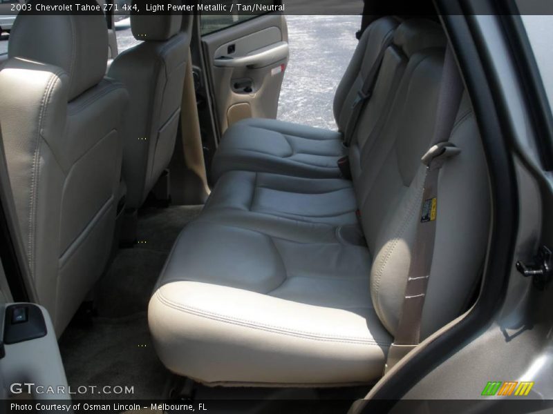 Light Pewter Metallic / Tan/Neutral 2003 Chevrolet Tahoe Z71 4x4