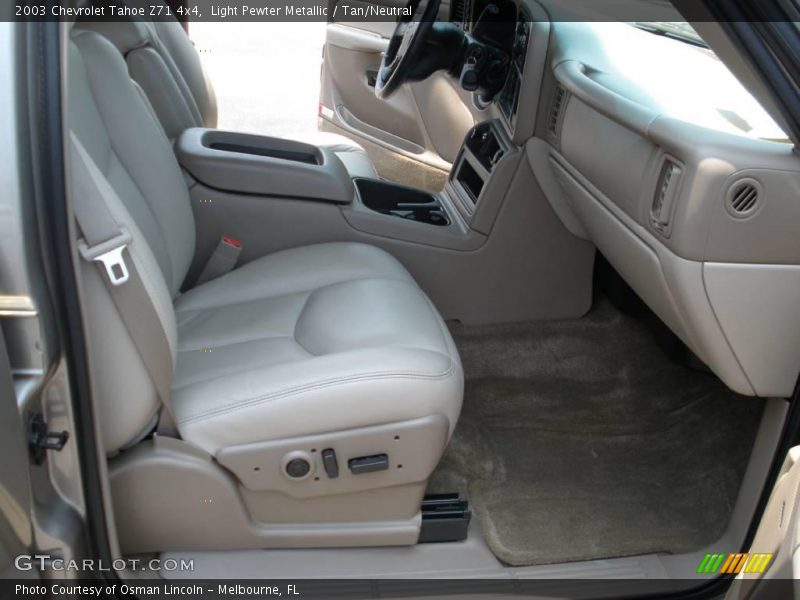 Light Pewter Metallic / Tan/Neutral 2003 Chevrolet Tahoe Z71 4x4
