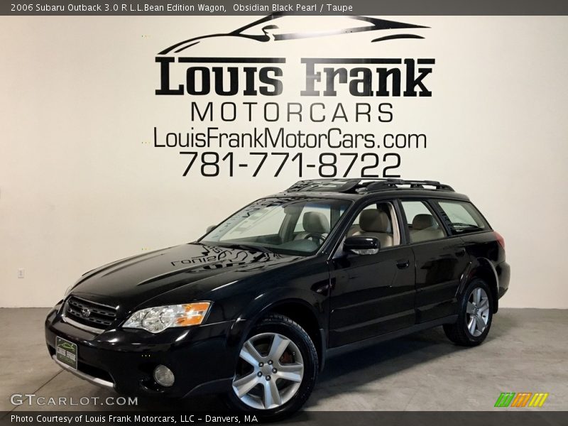 Obsidian Black Pearl / Taupe 2006 Subaru Outback 3.0 R L.L.Bean Edition Wagon
