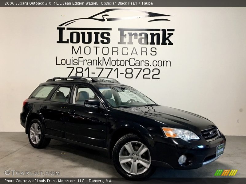 Obsidian Black Pearl / Taupe 2006 Subaru Outback 3.0 R L.L.Bean Edition Wagon