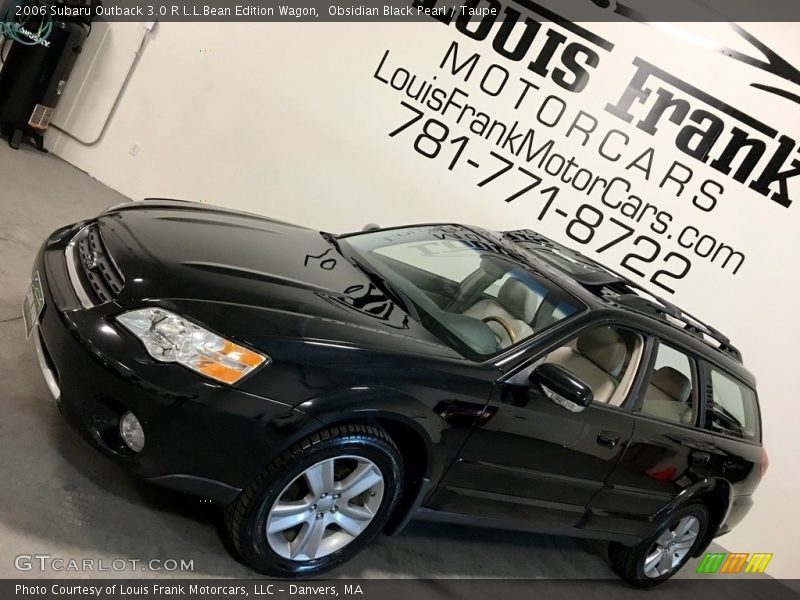 Obsidian Black Pearl / Taupe 2006 Subaru Outback 3.0 R L.L.Bean Edition Wagon