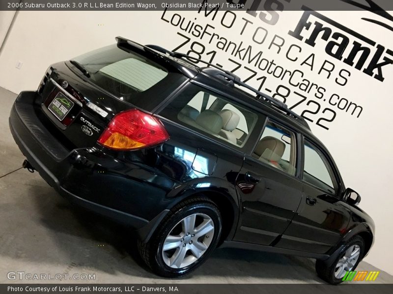 Obsidian Black Pearl / Taupe 2006 Subaru Outback 3.0 R L.L.Bean Edition Wagon
