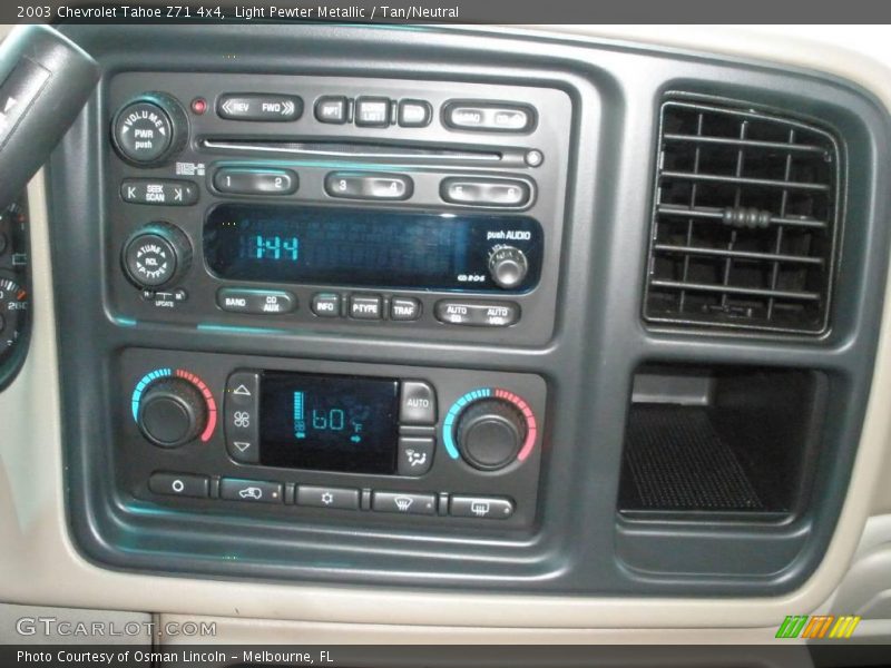 Light Pewter Metallic / Tan/Neutral 2003 Chevrolet Tahoe Z71 4x4