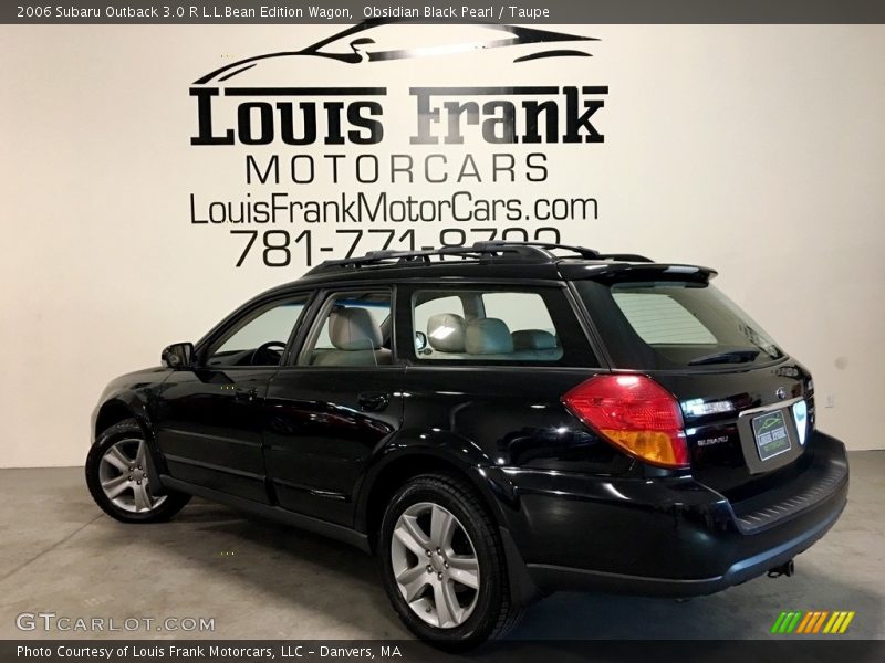 Obsidian Black Pearl / Taupe 2006 Subaru Outback 3.0 R L.L.Bean Edition Wagon
