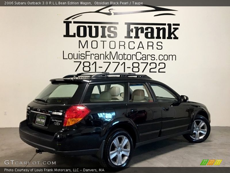 Obsidian Black Pearl / Taupe 2006 Subaru Outback 3.0 R L.L.Bean Edition Wagon
