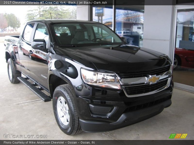 Black / Jet Black/­Dark Ash 2017 Chevrolet Colorado WT Crew Cab 4x4