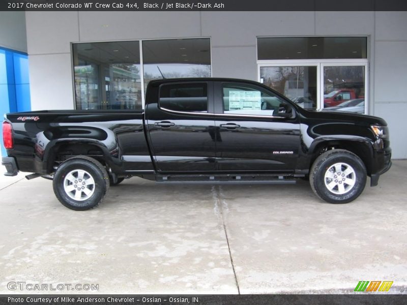 Black / Jet Black/­Dark Ash 2017 Chevrolet Colorado WT Crew Cab 4x4