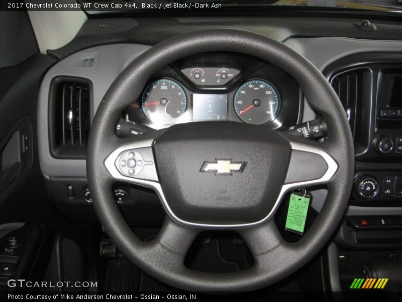 Black / Jet Black/­Dark Ash 2017 Chevrolet Colorado WT Crew Cab 4x4