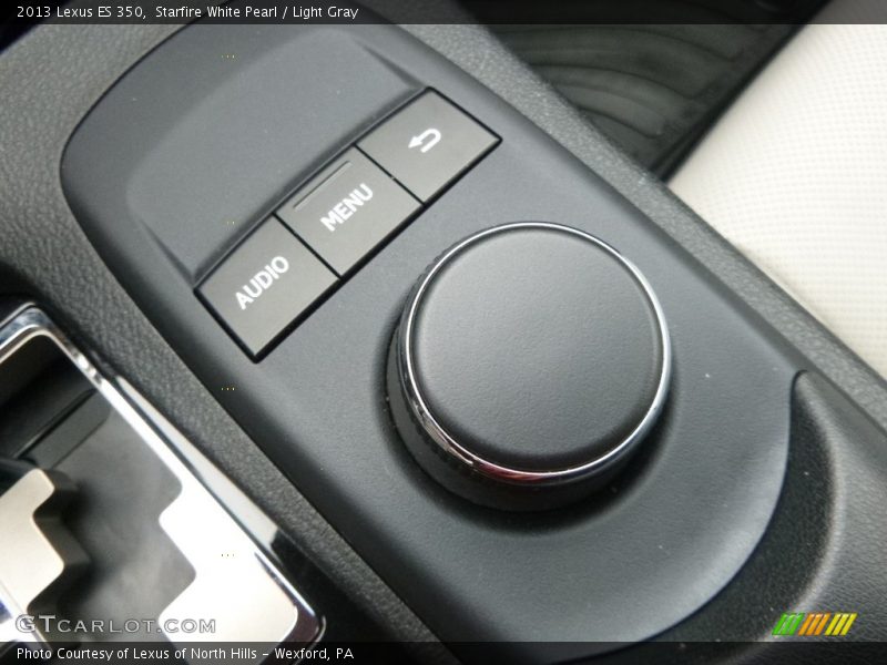 Starfire White Pearl / Light Gray 2013 Lexus ES 350