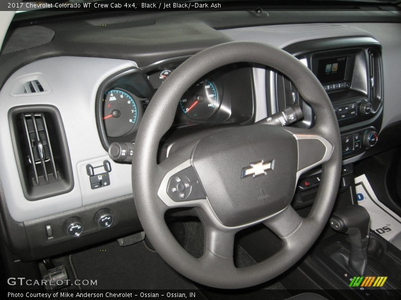 Black / Jet Black/­Dark Ash 2017 Chevrolet Colorado WT Crew Cab 4x4