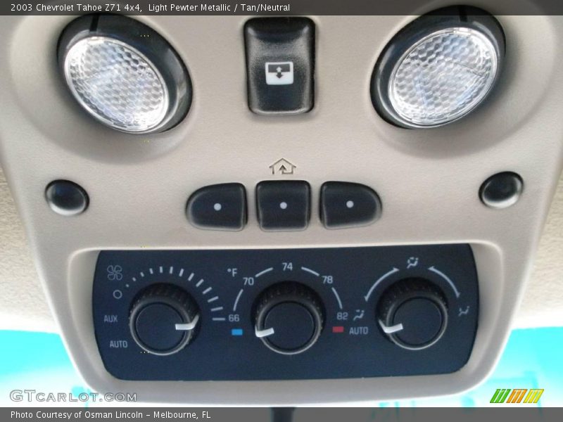 Light Pewter Metallic / Tan/Neutral 2003 Chevrolet Tahoe Z71 4x4