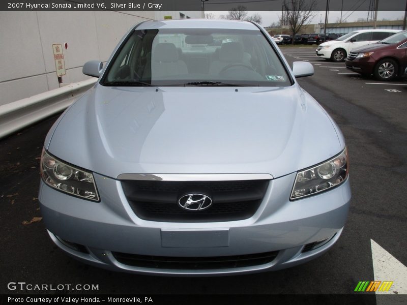 Silver Blue / Gray 2007 Hyundai Sonata Limited V6