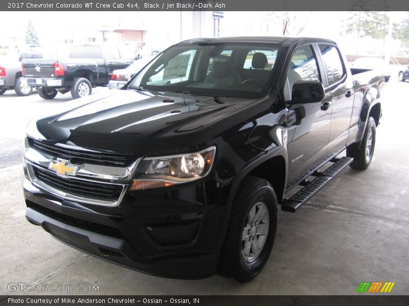 Black / Jet Black/­Dark Ash 2017 Chevrolet Colorado WT Crew Cab 4x4