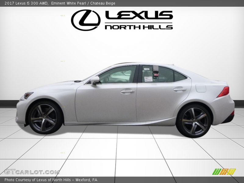 Eminent White Pearl / Chateau Beige 2017 Lexus IS 300 AWD