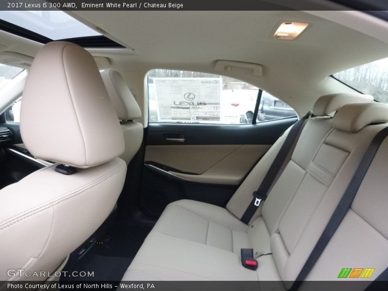 Rear Seat of 2017 IS 300 AWD