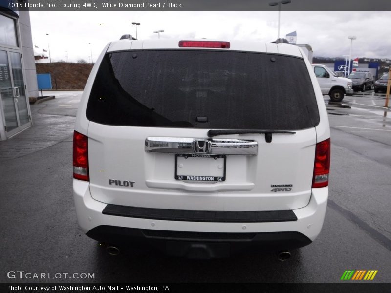 White Diamond Pearl / Black 2015 Honda Pilot Touring 4WD