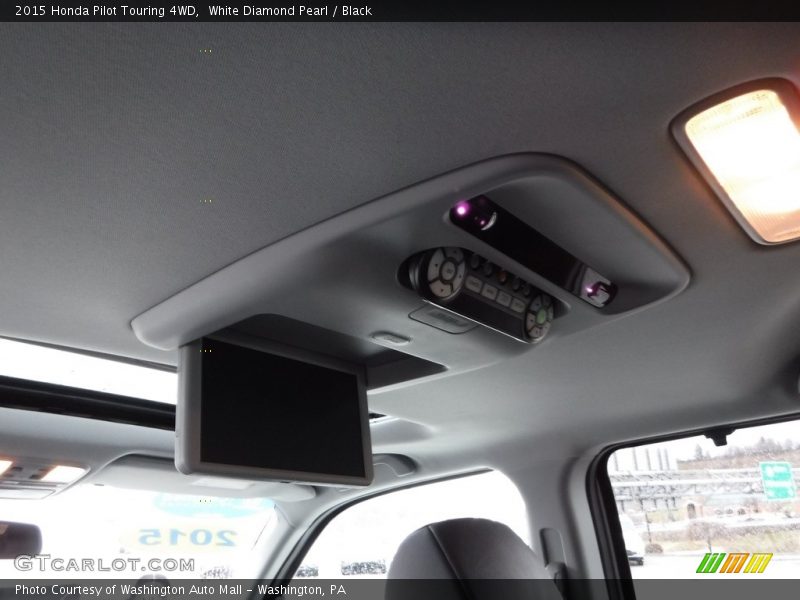 White Diamond Pearl / Black 2015 Honda Pilot Touring 4WD