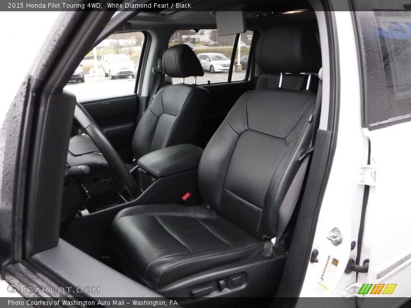 White Diamond Pearl / Black 2015 Honda Pilot Touring 4WD