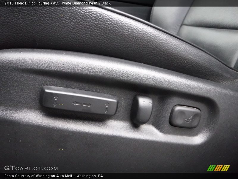 White Diamond Pearl / Black 2015 Honda Pilot Touring 4WD