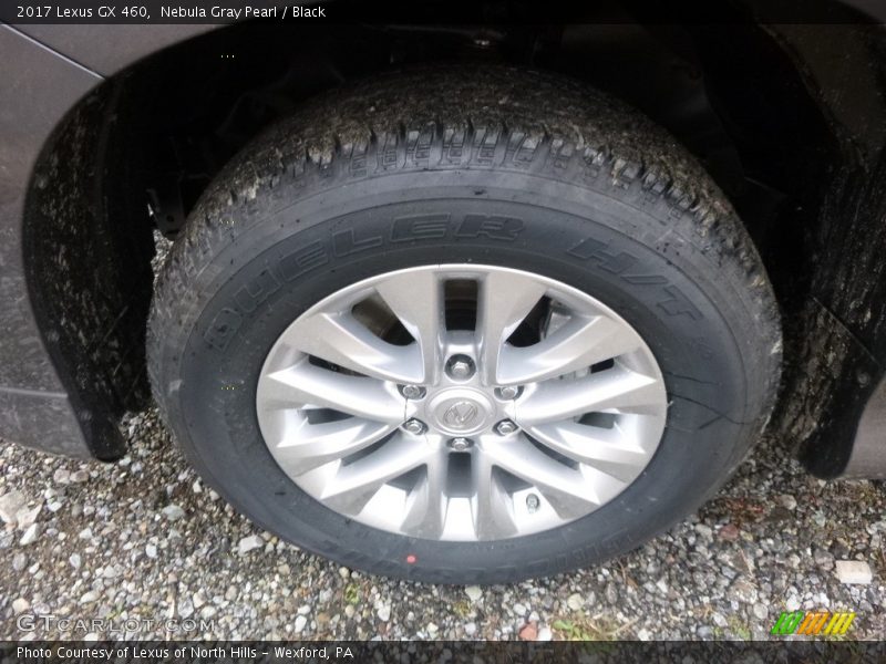 Nebula Gray Pearl / Black 2017 Lexus GX 460
