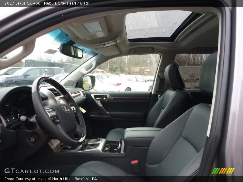 Nebula Gray Pearl / Black 2017 Lexus GX 460