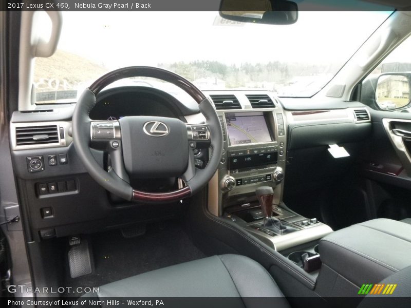 Nebula Gray Pearl / Black 2017 Lexus GX 460