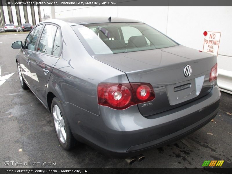 Platinum Gray Metallic / Art Grey 2009 Volkswagen Jetta S Sedan