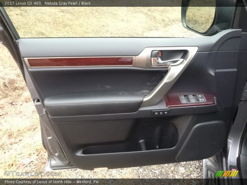 Nebula Gray Pearl / Black 2017 Lexus GX 460