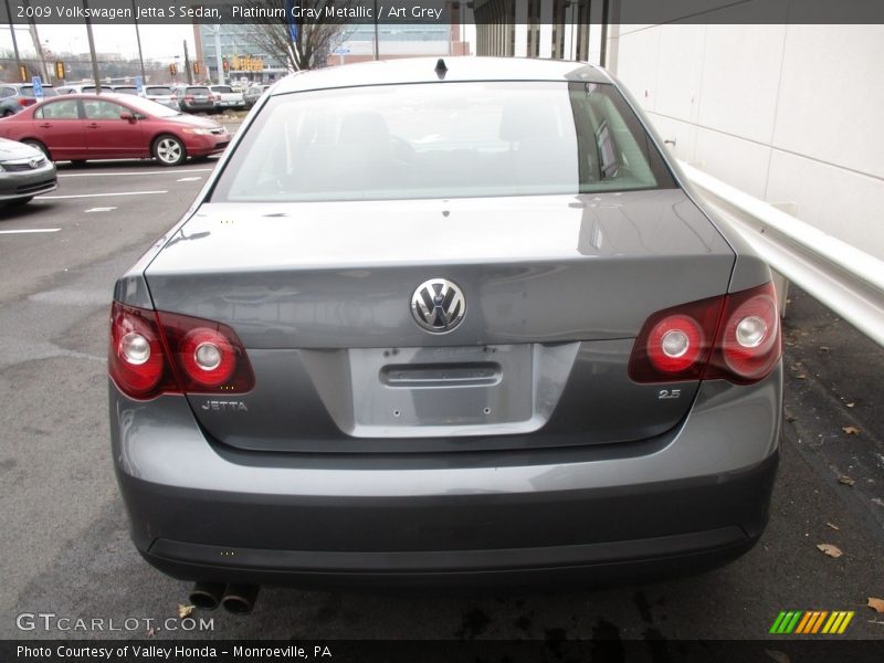 Platinum Gray Metallic / Art Grey 2009 Volkswagen Jetta S Sedan