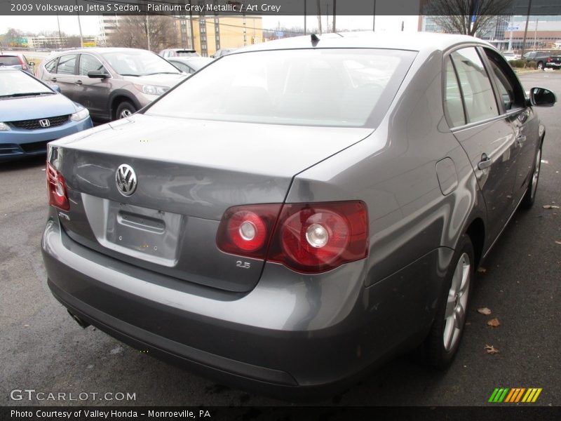 Platinum Gray Metallic / Art Grey 2009 Volkswagen Jetta S Sedan