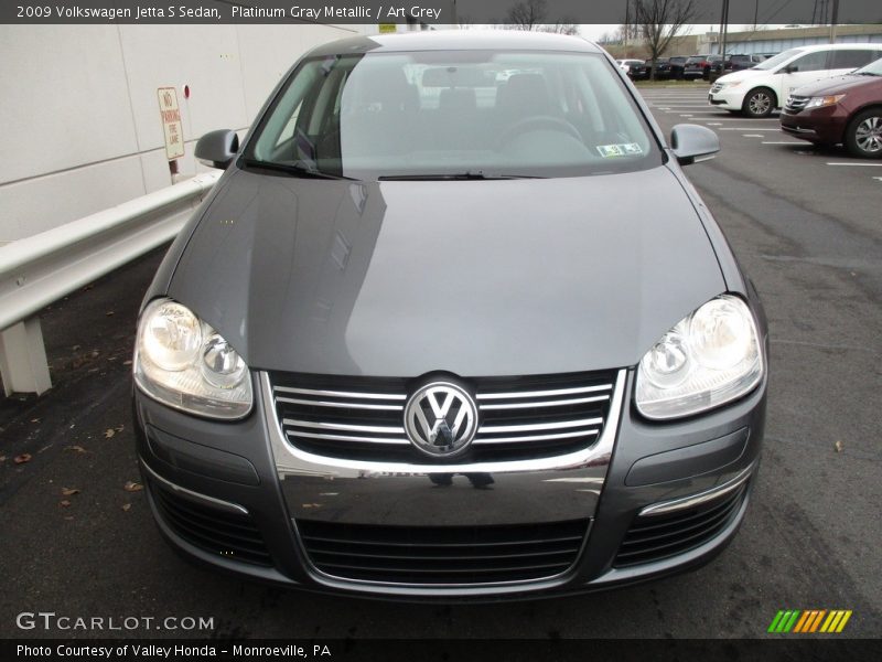 Platinum Gray Metallic / Art Grey 2009 Volkswagen Jetta S Sedan