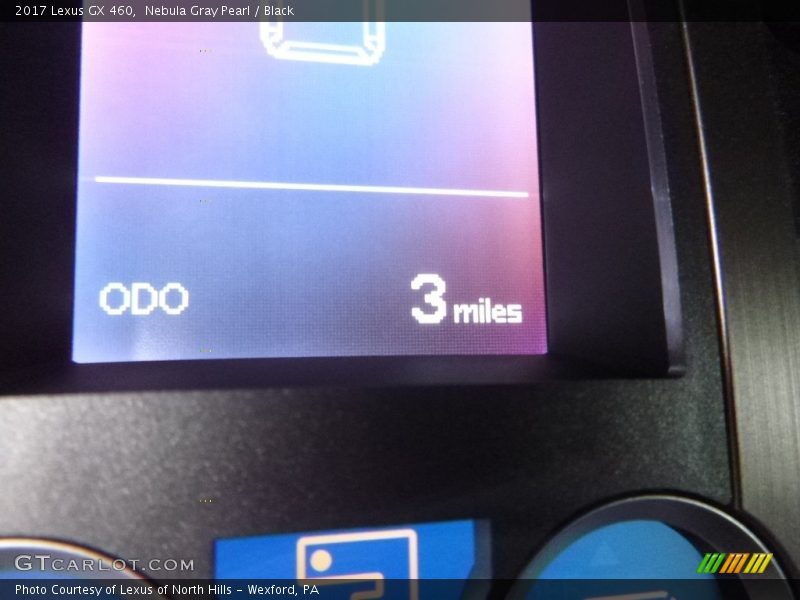 Nebula Gray Pearl / Black 2017 Lexus GX 460