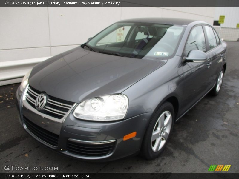 Platinum Gray Metallic / Art Grey 2009 Volkswagen Jetta S Sedan