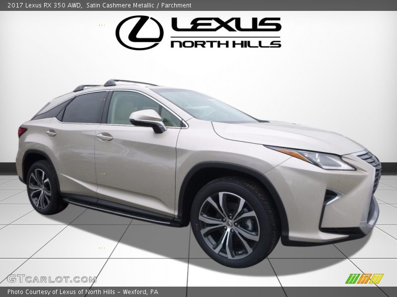 Satin Cashmere Metallic / Parchment 2017 Lexus RX 350 AWD