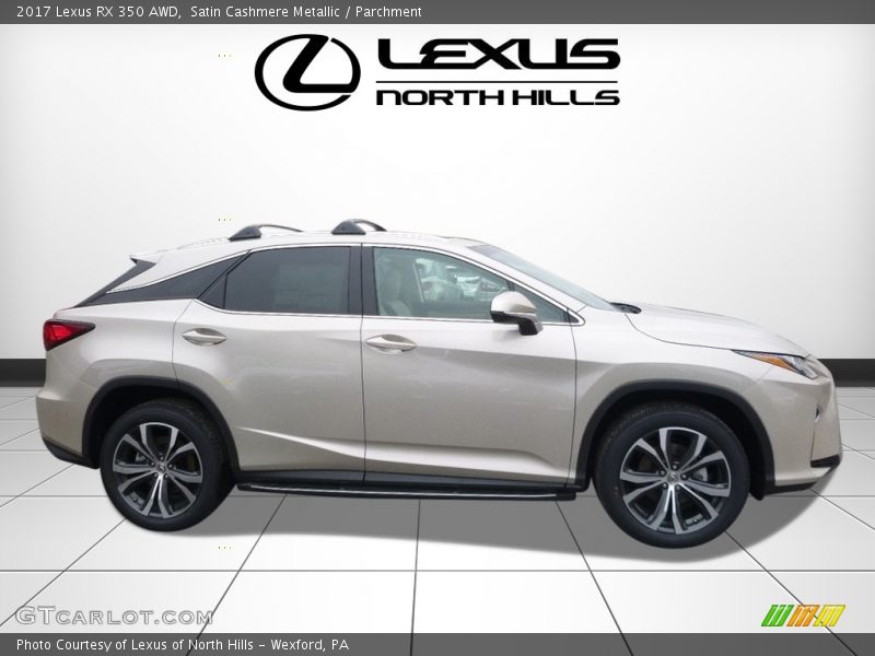 Satin Cashmere Metallic / Parchment 2017 Lexus RX 350 AWD