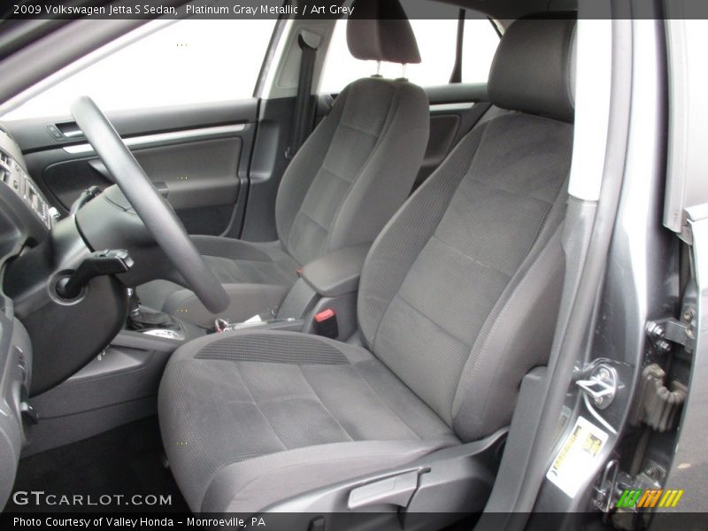 Platinum Gray Metallic / Art Grey 2009 Volkswagen Jetta S Sedan