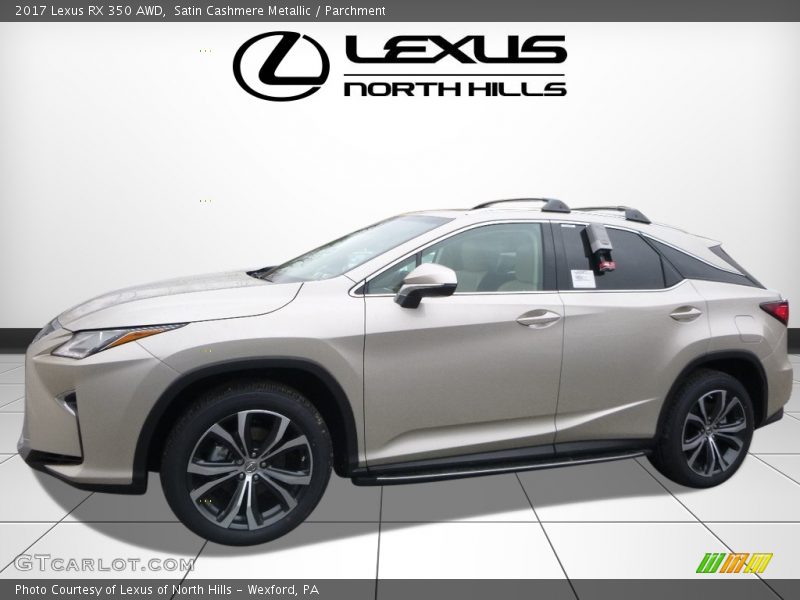 Satin Cashmere Metallic / Parchment 2017 Lexus RX 350 AWD
