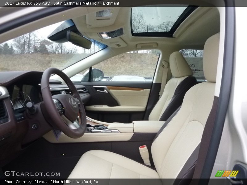 Satin Cashmere Metallic / Parchment 2017 Lexus RX 350 AWD