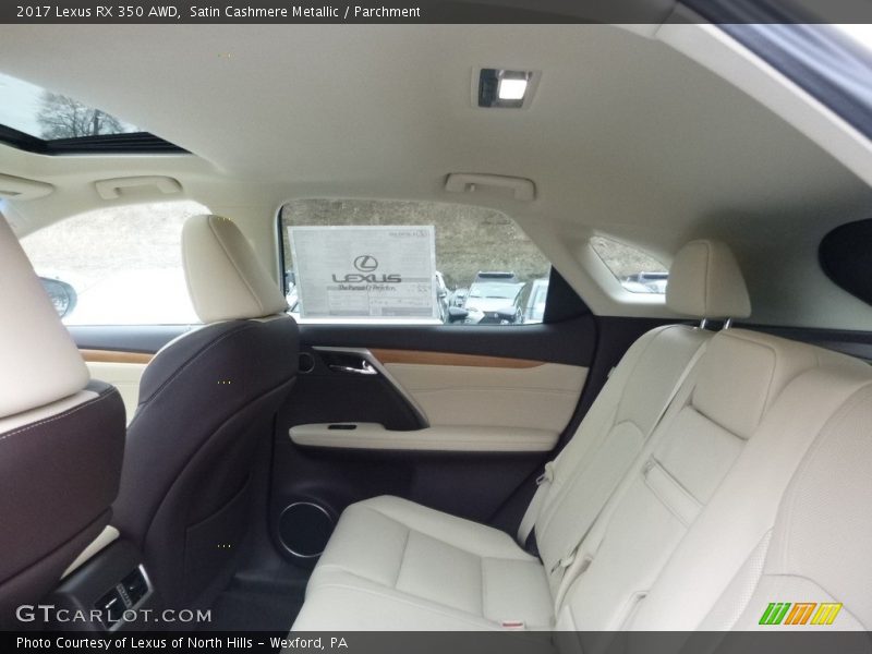 Satin Cashmere Metallic / Parchment 2017 Lexus RX 350 AWD